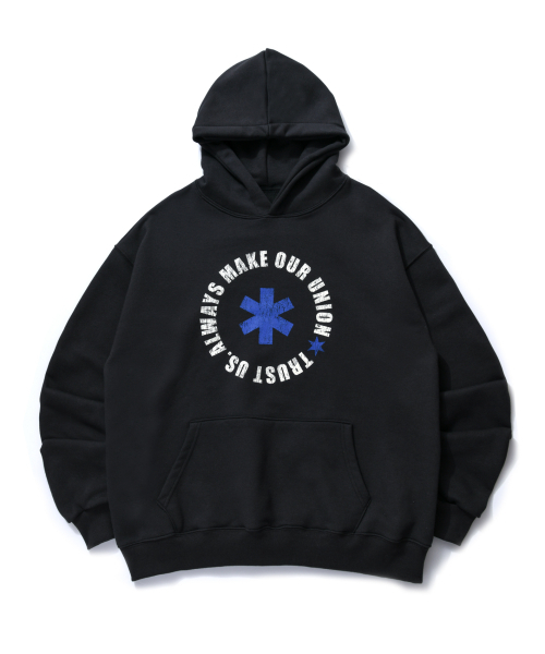 AMOU（アモウ）の「Lettering Circle HOODIE BALCK（パーカー・レディース・その他・1/2）」の7枚目の写真