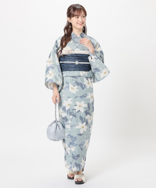 Honeys(ハニーズ)の「浴衣巾着(和装小物・レディース・アイボリー系1/サックスブルー系1/アイボリー・FREE)」の16枚目の写真
