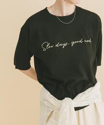 ITEMS URBANRESEARCH | 半袖ロゴニット(ニット/セーター)