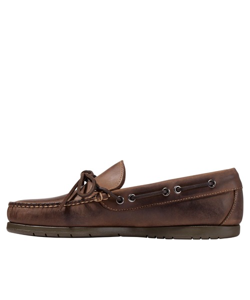 L.L.Bean（エルエルビーン）の「ハンドソーン・モカシン、キャンプ・モック（モカシン/デッキシューズ・メンズ・ダークブラウン・D7h/D7/D9/D8h/D8）」の2枚目の写真