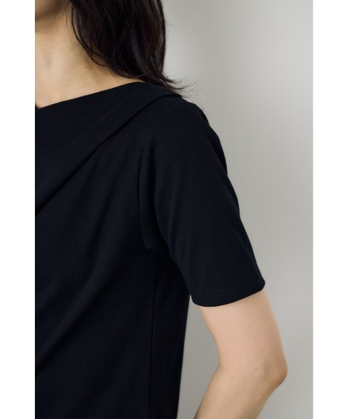 AZUL by moussy(アズールバイマウジー)の「【WEB限定】ドレープカットトップス(Tシャツ/カットソー・レディース・ホワイト/グレー/ブラック・FREE)」の22枚目の写真