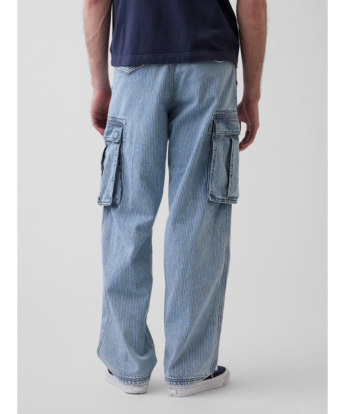 GAP（ギャップ）の「Gap × Sean Wotherspoon レールロード カーゴ バギーデニム（デニムパンツ・メンズ・ブルー・28W 30L/29W 30L/30W 30L/36W 32L/34W 32L/33W 32L/32W 32L/32W 30L/31W 32L/31W 30L）」の10枚目の写真