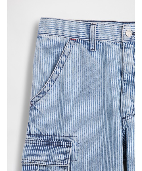 GAP（ギャップ）の「Gap × Sean Wotherspoon レールロード カーゴ バギーデニム（デニムパンツ・メンズ・ブルー・28W 30L/29W 30L/30W 30L/36W 32L/34W 32L/33W 32L/32W 32L/32W 30L/31W 32L/31W 30L）」の2枚目の写真