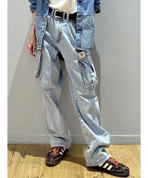 GAP（ギャップ）の「Gap × Sean Wotherspoon レールロード カーゴ バギーデニム（デニムパンツ・メンズ・ブルー・28W 30L/29W 30L/30W 30L/36W 32L/34W 32L/33W 32L/32W 32L/32W 30L/31W 32L/31W 30L）」の7枚目の写真