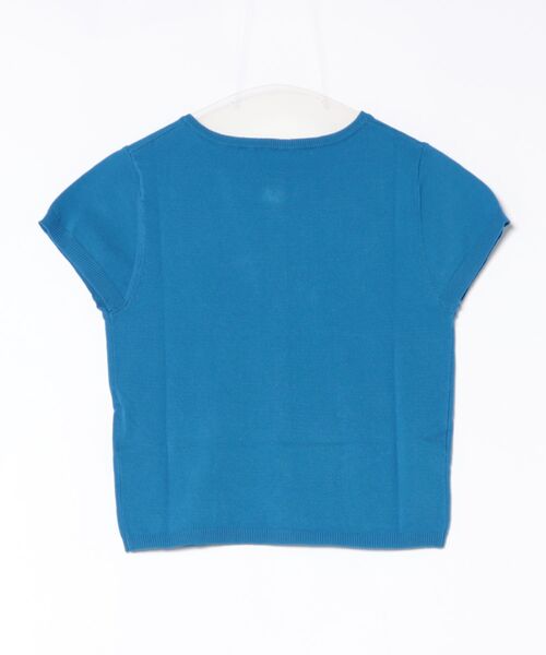 coca（coca）（コカ）の「フロントボタンニットトップス（ニット/セーター・レディース・ブルー/ホワイト・L/M/S/XL）」の21枚目の写真