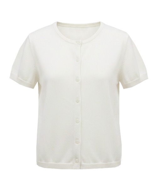 coca（coca）（コカ）の「フロントボタンニットトップス（ニット/セーター・レディース・ブルー/ホワイト・L/M/S/XL）」の20枚目の写真