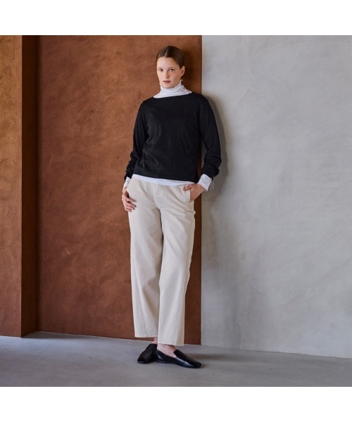 COMMON+HAUS(コモンハウス)の「レイヤードカットソー(2枚組)(その他トップス・レディース・グリーン/ホワイト/ブラック・M/L)」の13枚目の写真