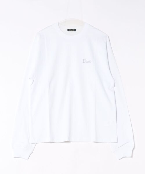 DIME(ダイム)の「Dime/ダイム/Classic Small Logo L/S T-Shirts(Tシャツ/カットソー・メンズ・ブラック/ホワイト・M/XL/L)」の3枚目の写真
