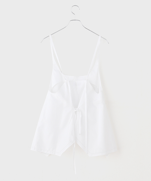 LOW CLASSIC(ロウ クラシック)の「【LOW CLASSIC/ロウ クラシック】 FLARED SLEEVELESS TOP(シャツ/ブラウス・レディース・ホワイト・SMALL)」の11枚目の写真