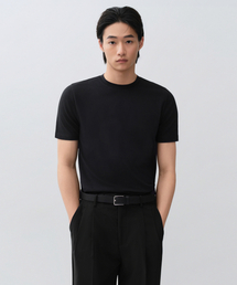 MUSINSA STANDARD（ムシンサスタンダード）の「[クールタンダード] マッスルフィットTシャツ [ブラック]（Tシャツ/カットソー）」