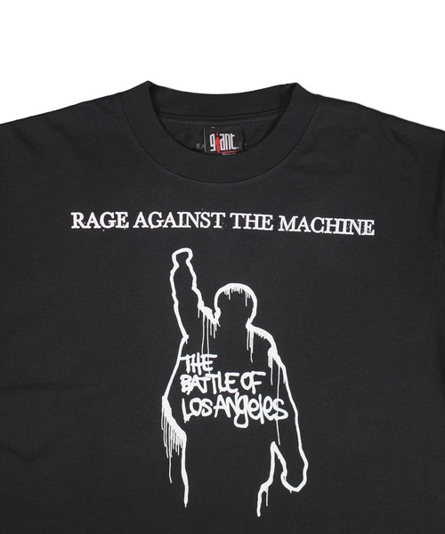giant Vintage(ジャイアントヴィンテージ)の「【GIANT01】【Giant Vintage/ジャイアント ヴィンテージ】RAGE AGAINST THE MACHINE THE BATTLE OF LOS ANGELES SCREEN PRINT OVERSIZED BOX SILHOUETTE T-SHIRTS(Tシャツ/カットソー・メンズ・ブラック系その他・LARGE/MEDIUM/SMALL)」の4枚目の写真