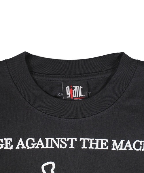 giant Vintage(ジャイアントヴィンテージ)の「【GIANT01】【Giant Vintage/ジャイアント ヴィンテージ】RAGE AGAINST THE MACHINE THE BATTLE OF LOS ANGELES SCREEN PRINT OVERSIZED BOX SILHOUETTE T-SHIRTS(Tシャツ/カットソー・メンズ・ブラック系その他・LARGE/MEDIUM/SMALL)」の5枚目の写真