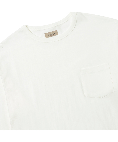 sortie（ソルティ）の「Essential Comfort Poket Long Sleeve (White)（Tシャツ/カットソー・メンズ・その他・MEDIUM/LARGE/X-LARGE）」の3枚目の写真