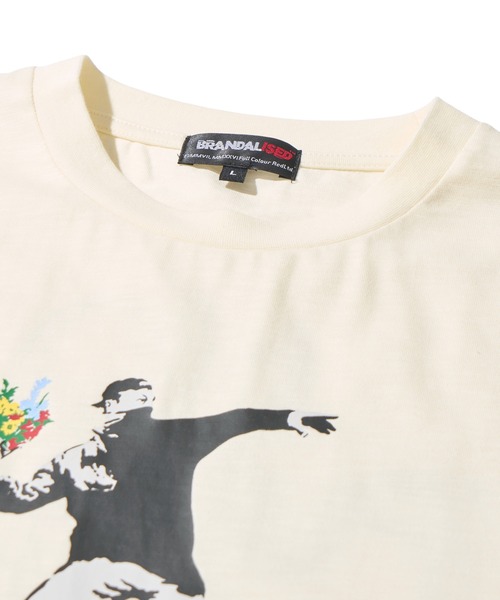 TETE HOMME(テットオム)の「【BRANDALISED/ブランダライズド】冷感スラブ天竺 プリントクルーネックTシャツ(Tシャツ/カットソー・メンズ・アイボリー/ブラウン/ブラック・MEDIUM/LARGE/X-LARGE)」の10枚目の写真