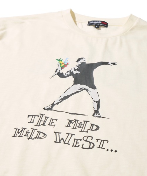 TETE HOMME(テットオム)の「【BRANDALISED/ブランダライズド】冷感スラブ天竺 プリントクルーネックTシャツ(Tシャツ/カットソー・メンズ・アイボリー/ブラウン/ブラック・MEDIUM/LARGE/X-LARGE)」の11枚目の写真