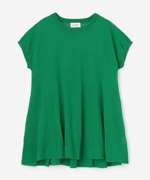ADAWAS(アダワズ)の「ADAWAS |〈別注〉セミシアー ティアードトップス WOMEN(ニット/セーター・レディース・ネイビー/グリーン/レッド/ブラック・ONE)」の5枚目の写真