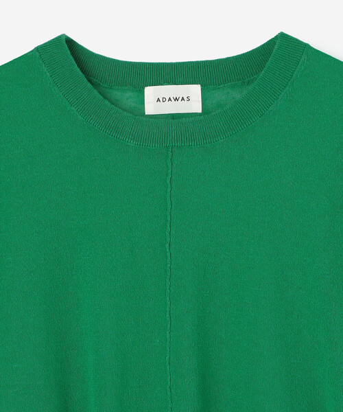 ADAWAS(アダワズ)の「ADAWAS |〈別注〉セミシアー ティアードトップス WOMEN(ニット/セーター・レディース・ネイビー/グリーン/レッド/ブラック・ONE)」の7枚目の写真