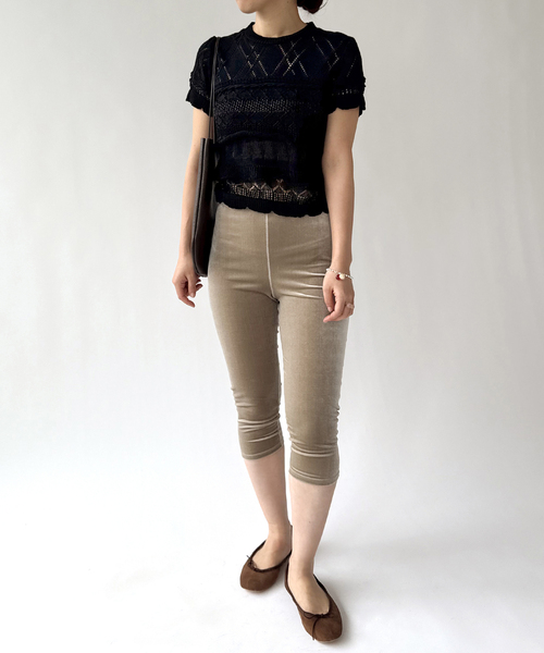 ODAKHA(オダカ)の「【ODAKHA / オダカ】crazy short knit basque(ニット/セーター・レディース・ホワイト/ブラック・FREE)」の14枚目の写真