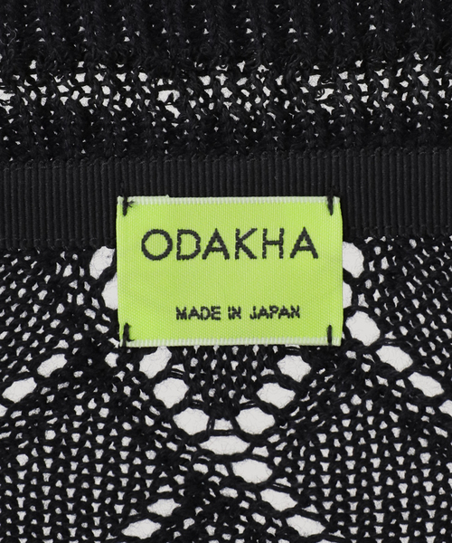 ODAKHA(オダカ)の「【ODAKHA / オダカ】crazy short knit basque(ニット/セーター・レディース・ホワイト/ブラック・FREE)」の7枚目の写真
