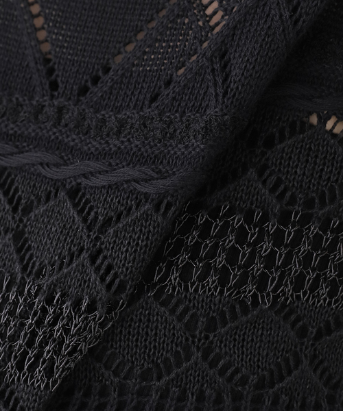 ODAKHA(オダカ)の「【ODAKHA / オダカ】crazy short knit basque(ニット/セーター・レディース・ホワイト/ブラック・FREE)」の5枚目の写真