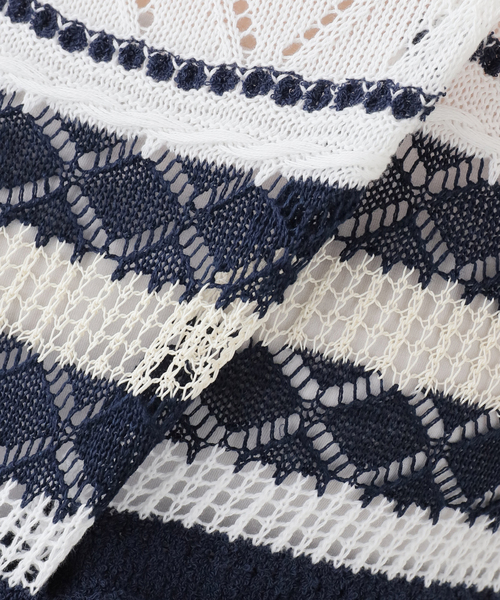 ODAKHA(オダカ)の「【ODAKHA / オダカ】crazy short knit basque(ニット/セーター・レディース・ホワイト/ブラック・FREE)」の3枚目の写真
