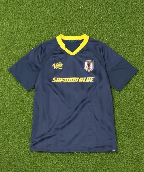 JFA STORE】 ユニセックスデザインTEE サッカー日本代表 SAMURAI BLUE