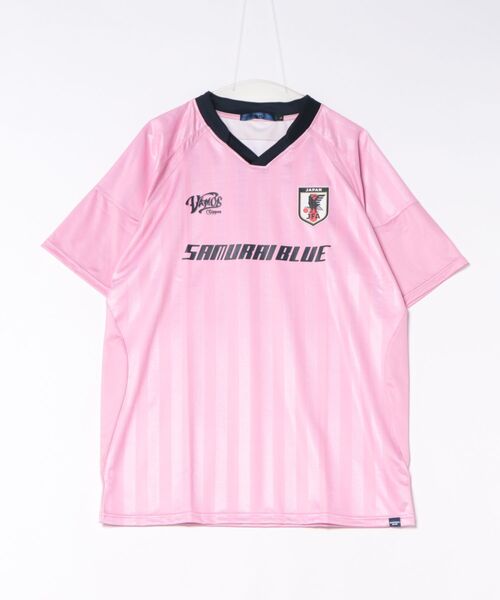 JFA STORE(ジェイエフエーストア)の「【JFA STORE】 ユニセックスデザインTEE サッカー日本代表 SAMURAI BLUE ゲームシャツ(Tシャツ/カットソー・メンズ・ネイビー/ホワイト/ピンク・LARGE/MEDIUM)」の5枚目の写真
