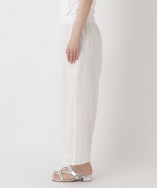 one'sterrace（ワンズテラス）の「【リンネル7月号掲載】はしごレース コットンペチパンツ（その他パンツ・レディース・ブラック系8/ピンク系9/アイボリー系8/グリーン系その他6・02）」の17枚目の写真