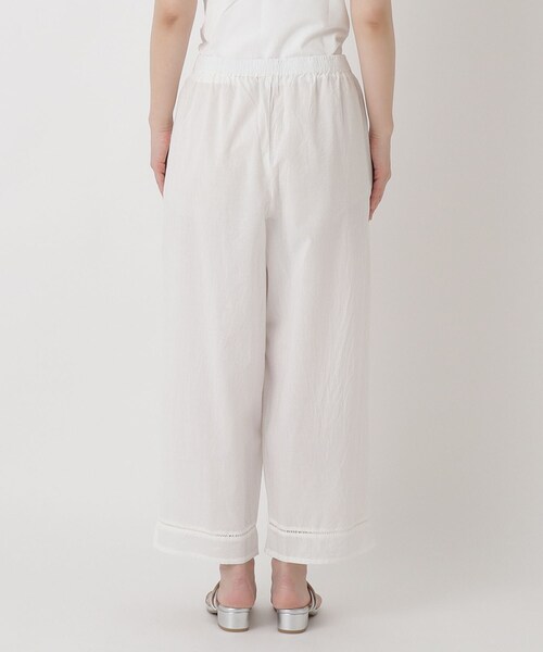 one'sterrace（ワンズテラス）の「【リンネル7月号掲載】はしごレース コットンペチパンツ（その他パンツ・レディース・ブラック系8/ピンク系9/アイボリー系8/グリーン系その他6・02）」の16枚目の写真