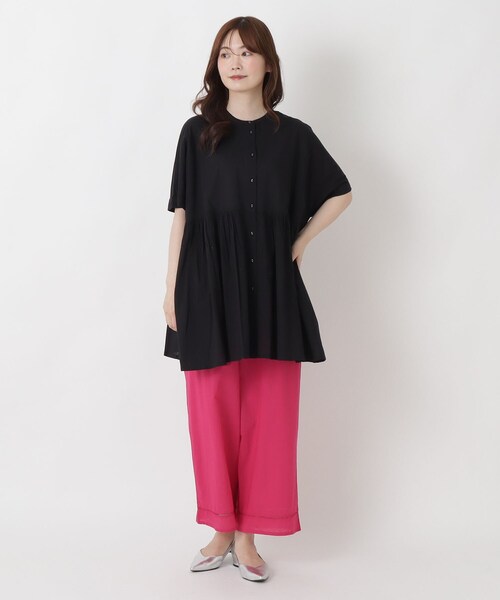 one'sterrace（ワンズテラス）の「【リンネル7月号掲載】はしごレース コットンペチパンツ（その他パンツ・レディース・ブラック系8/ピンク系9/アイボリー系8/グリーン系その他6・02）」の7枚目の写真