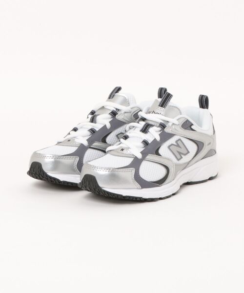 NEW BALANCE(ニューバランス)の「【new balance】U4086LR(スニーカー・レディース・シルバー・24.0cm/23.5cm/25.0cm/24.5cm/23.0cm)」の1枚目の写真