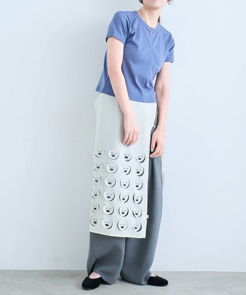 I am I in fact...（アイアムアイインファクト）の「LOL Wrap Skirt（スカート・レディース・ブラック/ブルー/アイボリー・FREE）」の10枚目の写真