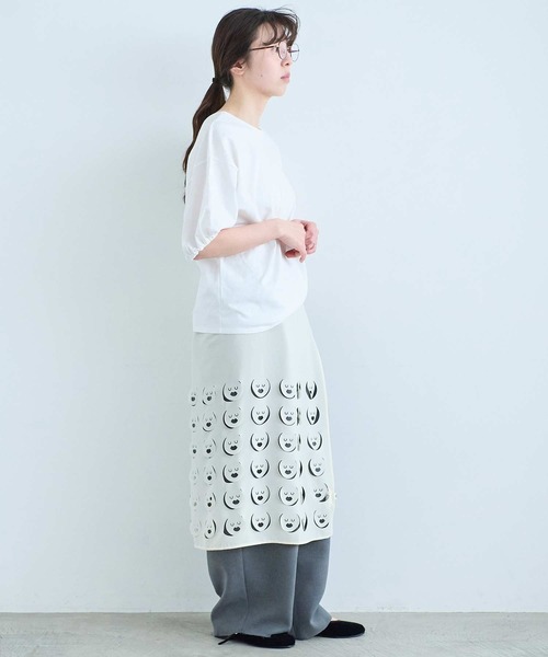 I am I in fact...（アイアムアイインファクト）の「LOL Wrap Skirt（スカート・レディース・ブラック/ブルー/アイボリー・FREE）」の12枚目の写真