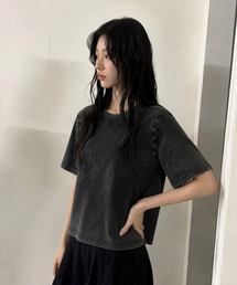 KATRINA K（カトリーナケイ）の「アイレットウォッシング半袖Tシャツ（Tシャツ/カットソー）」