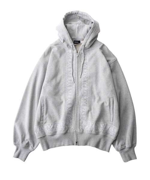 Subciety（サブサエティ）の「Emboidery bandanna hoodie（ベスト・メンズ・グレー/ブラック・SMALL/MEDIUM/LARGE/X-LARGE）」の14枚目の写真
