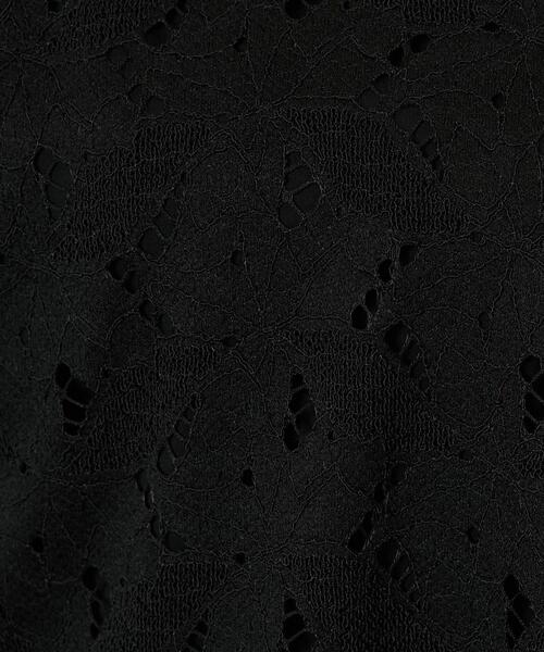 UNTITLED(アンタイトル)の「【セットアップ可/品のある透け感】リーフレースブラウス(シャツ/ブラウス・レディース・ダークブラウン/ブラック/オフホワイト・00/02/04)」の15枚目の写真