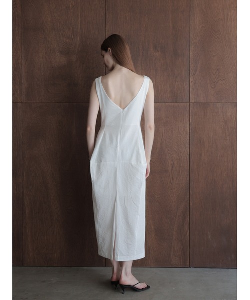 celon(セロン)の「allure silhouette slinky maxi dress(ワンピース・レディース・ブラウン/アイボリー・FREE)」の8枚目の写真