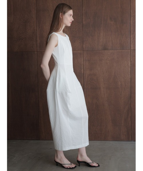 celon(セロン)の「allure silhouette slinky maxi dress(ワンピース・レディース・ブラウン/アイボリー・FREE)」の9枚目の写真
