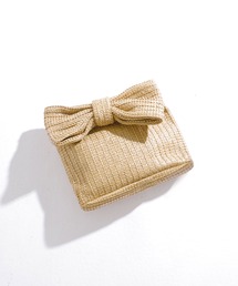 sugar nine（シュガーナイン）の「ナチュラルリボンクラッチバッグ（かごバッグ）」