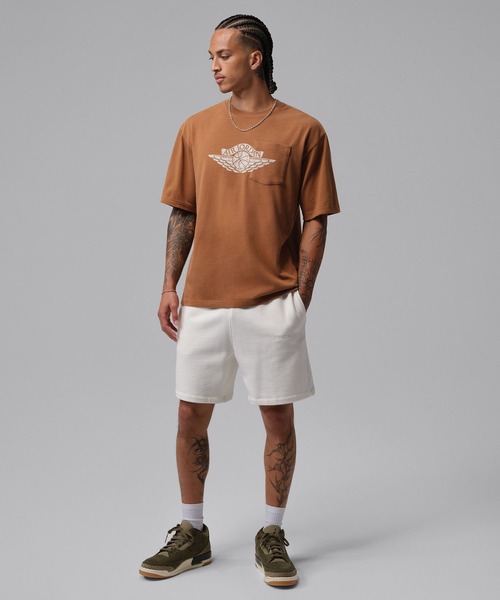 JORDAN BRAND(ジョーダンブランド)の「JORDAN BRAND M J FLT ES 85 W PKT SS CRW / ジョーダン ブランド FLT ES 85 W PKT S/S クルー/NIKE【SP】(Tシャツ/カットソー・メンズ・ブラウン/ブラック/ブルー/ホワイト・S/M/L/XL/XXL/3XL)」の22枚目の写真