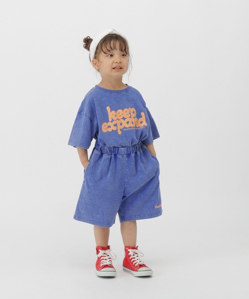 GLOBAL WORK（グローバルワーク）の「ピグメントSET UP/T/739789（つなぎ/オールインワン・キッズ・チャコールグレー/サックスブルー/キャメル・100cm/110cm/120cm）」の6枚目の写真