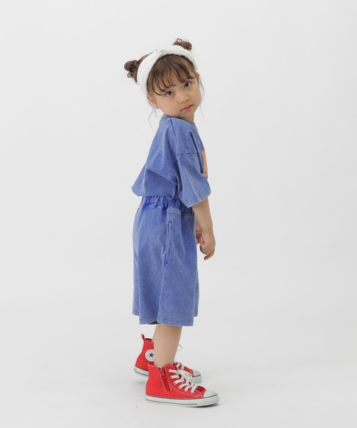 GLOBAL WORK（グローバルワーク）の「ピグメントSET UP/T/739789（つなぎ/オールインワン・キッズ・チャコールグレー/サックスブルー/キャメル・100cm/110cm/120cm）」の9枚目の写真