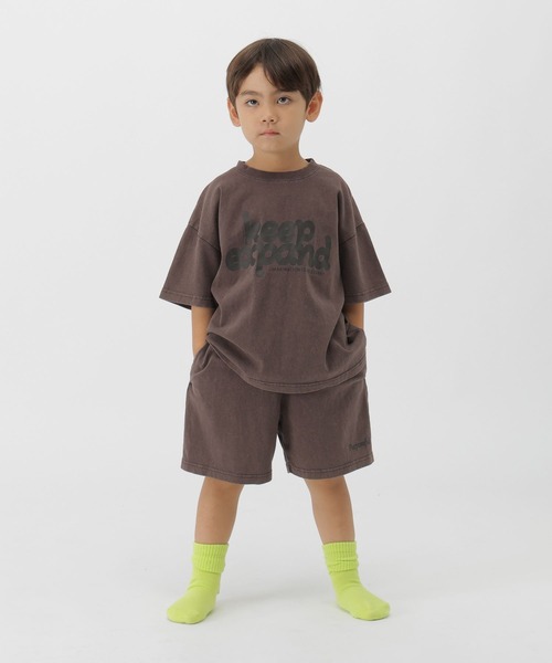 GLOBAL WORK（グローバルワーク）の「ピグメントSET UP/T/739789（つなぎ/オールインワン・キッズ・チャコールグレー/サックスブルー/キャメル・100cm/110cm/120cm）」の14枚目の写真