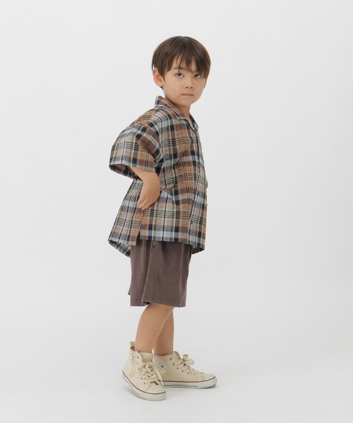 GLOBAL WORK（グローバルワーク）の「ピグメントSET UP/T/739789（つなぎ/オールインワン・キッズ・チャコールグレー/サックスブルー/キャメル・100cm/110cm/120cm）」の22枚目の写真
