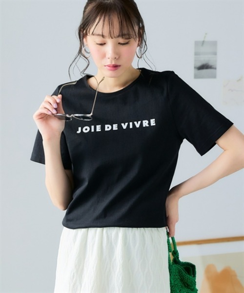 SMILE LAND(スマイルランド)の「<大きいサイズ>【汗染みしにくい】色々選べるプリントTシャツ(Tシャツ/カットソー・レディース・ブラック系1/モカ/ブラック系2/杢グレー/オフホワイト・L/LL/3L/4L/5L)」の17枚目の写真
