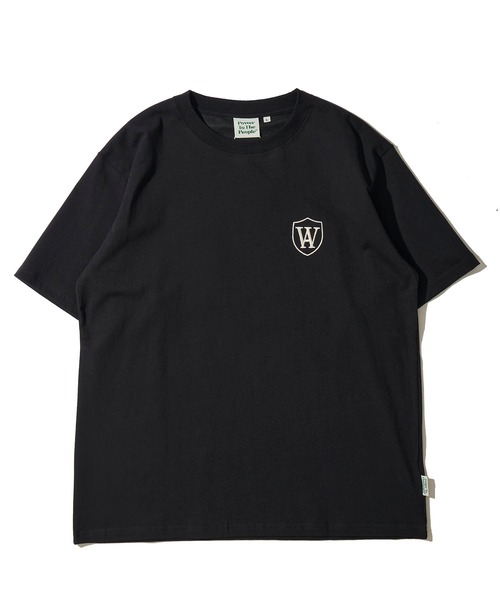 POWER TO THE PEOPLE（パワートゥーザピープル）の「【POWER TO THE PEOPLE】レトロテイスト ネコグラフィック刺繍クルーネックTシャツ / アニマル刺繍リンガーTシャツ（Tシャツ/カットソー・レディース・パープル系1/パープル系2/ホワイト系1/ブラック系1/ホワイト系2/ブラック系2・MEDIUM/LARGE/X-LARGE）」の13枚目の写真