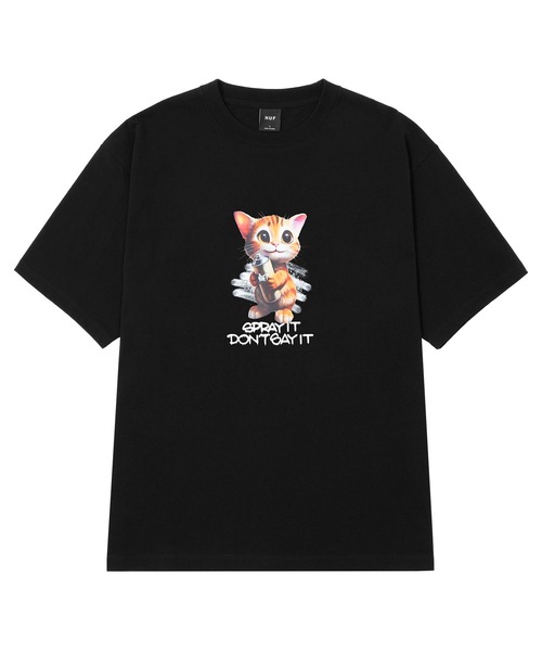 HUF(ハフ)の「SPRAY IT TEE(Tシャツ/カットソー・メンズ・ブラック/ホワイト・XL/L/M/S/XXL)」の12枚目の写真