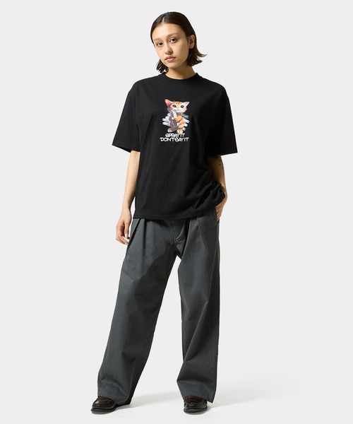 HUF(ハフ)の「SPRAY IT TEE(Tシャツ/カットソー・メンズ・ブラック/ホワイト・XL/L/M/S/XXL)」の3枚目の写真