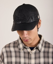 Schott(�V���b�g)��Schott / �V���b�g LEATHER 6P CAP ���U�[�L���b�v �X�q �J�[�u�o�C�U�[ �����Y ���[�N 2026�N�H�~ �H��(�L���b�v)