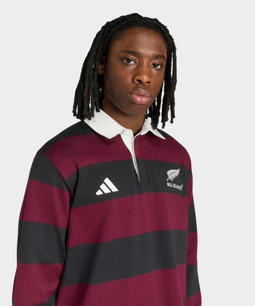 adidas（アディダス）の「オールブラックス ヘリテージ ポロ / アディダス adidas（ポロシャツ・メンズ・レッド・X-LARGE/SMALL/LARGE/3XL）」の3枚目の写真